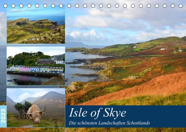 Produktbild: Isle of Skye - Die sch&ouml;nsten Landschaften Schottlands (Tischkalender 2022 DIN A5 quer)