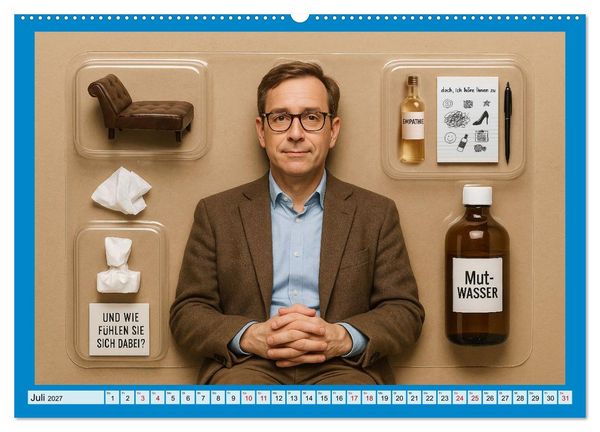 Produktbild: Einmal Traumjob bitte - zum Mitnehmen (Wandkalender 2027 DIN A2 quer), CALVENDO Monatskalender