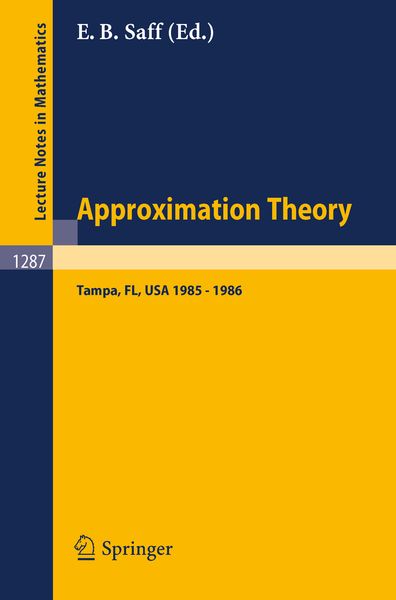 Produktbild: Approximation Theory. Tampa