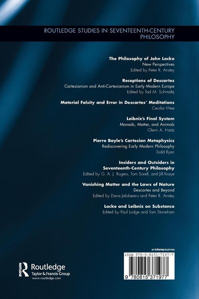 Produktbild: Locke and Leibniz on Substance