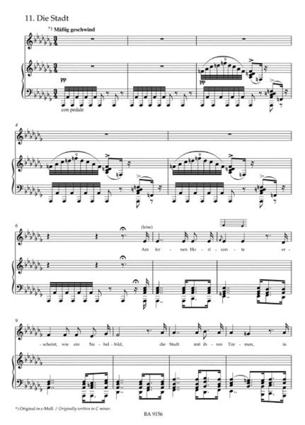 Produktbild: Schwanengesang D 957 / D 965 A, Gesang und Klavier, tief