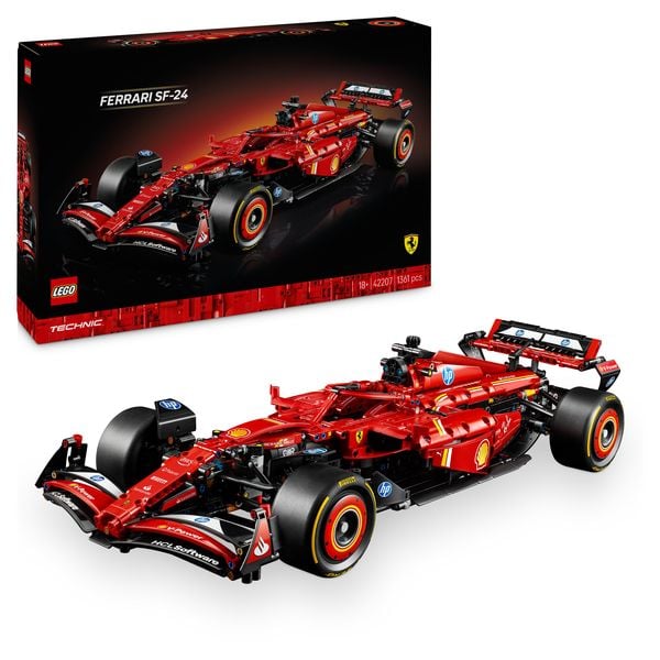 LEGO Technic Ferrari SF-24 F1 Rennauto - Modellauto für Erwachsene 42207