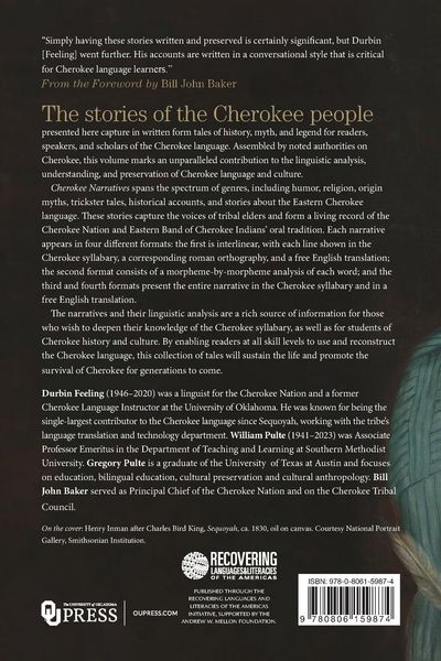 Produktbild: Cherokee Narratives