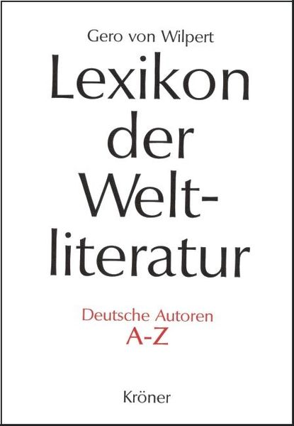 Produktbild: Lexikon der Weltliteratur - Deutsche Autoren