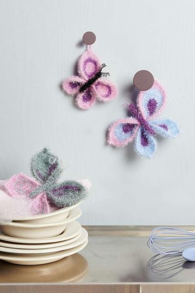 Produktbild: H&auml;kelset Bubble "Schmetterling"