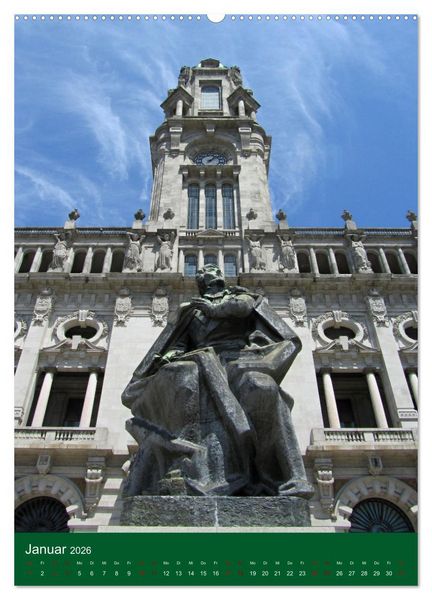 Produktbild: Farbiges Porto (Wandkalender 2026 DIN A2 hoch), CALVENDO Monatskalender