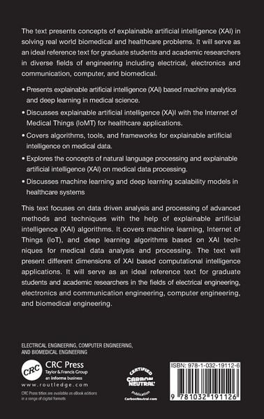 Produktbild: Medical Data Analysis and Processing using Explainable Artificial Intelligence