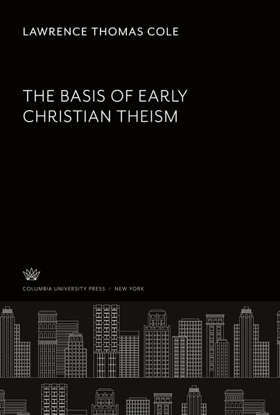 Produktbild: The Basis of Early Christian Theism