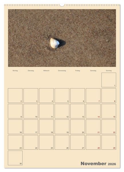 Produktbild: Usedom Ostsee - Terminplaner (hochwertiger Premium Wandkalender 2026 DIN A2 hoch), Kunstdruck in Hochglanz