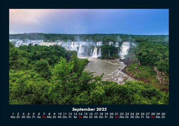 Produktbild: Wasserf&auml;lle 2025 Fotokalender DIN A4