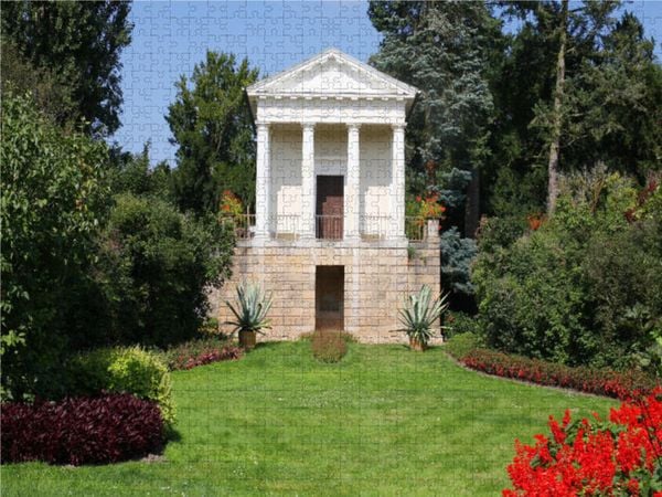 CALVENDO Puzzle Im Wörlitzer Park, Floratempel | 1000 Teile Lege-Größe 64x48cm Foto-Puzzle für glückliche Stunden
