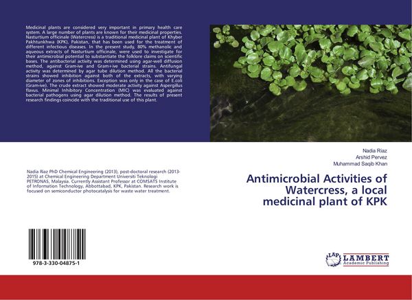 Produktbild: Antimicrobial Activities of Watercress, a local medicinal plant of KPK