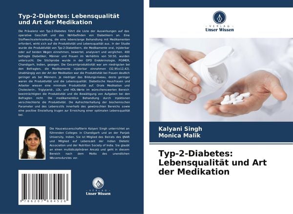 Produktbild: Typ-2-Diabetes: Lebensqualit&auml;t und Art der Medikation