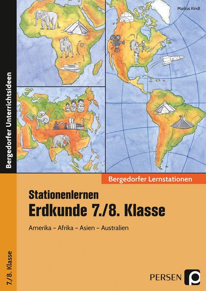 Produktbild: Stationenlernen Erdkunde 7./8. Klasse