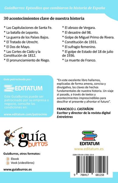 Produktbild: Episodios que cambiaron la historia de Espa&ntilde;a : 30 acontecimientos clave de nuestra historia