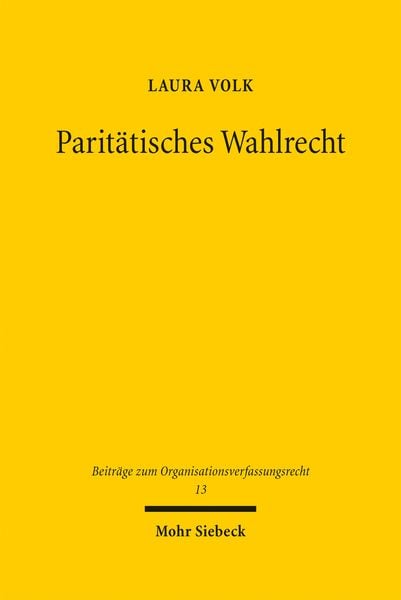 Produktbild: Parit&auml;tisches Wahlrecht