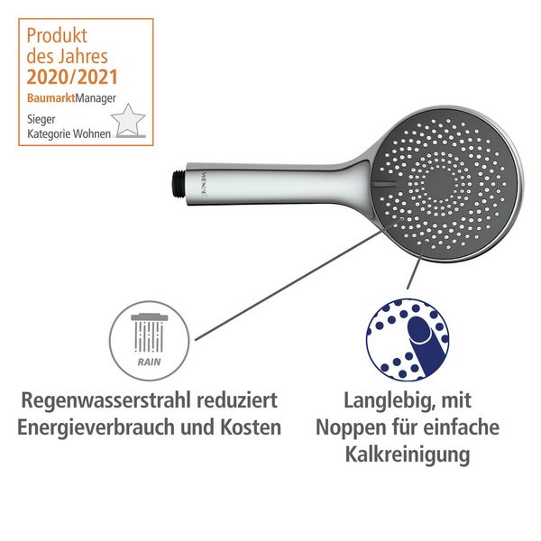 Produktbild: Brauseset Watersaving Chrom, L&auml;nge Stange: 70 cm
