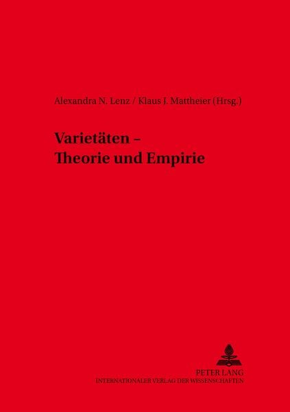 Produktbild: Variet&auml;ten &ndash; Theorie und Empirie