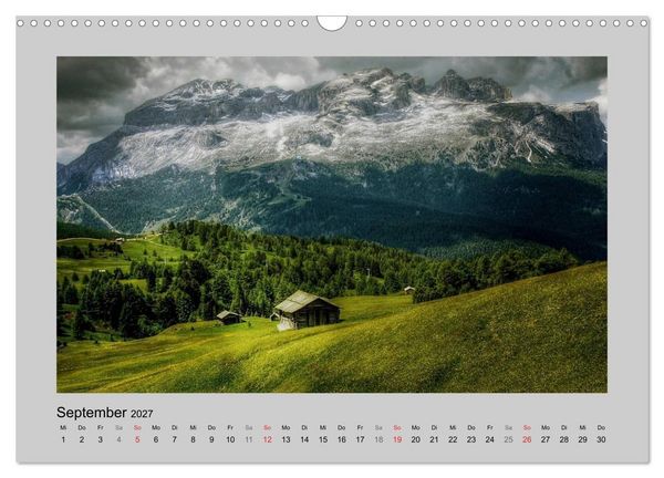 Produktbild: Idyllische H&uuml;tten und Hochalmen (Wandkalender 2027 DIN A3 quer), CALVENDO Monatskalender