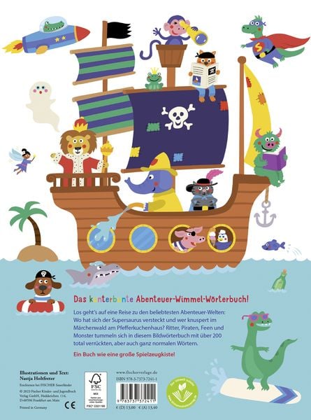 Produktbild: Dinos, Feen und Weltraumhelden: Mein kunterbuntes Bildw&ouml;rterbuch