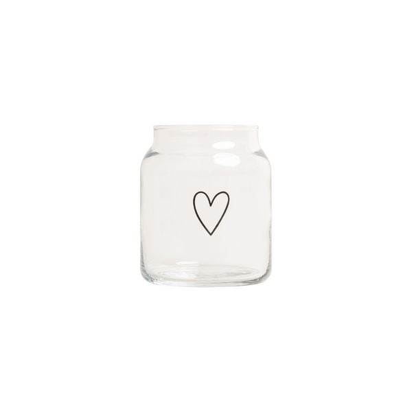 Produktbild: Vase aus Glas klein Herz