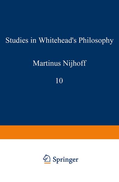 Produktbild: Studies in Whitehead&rsquo;s Philosophy