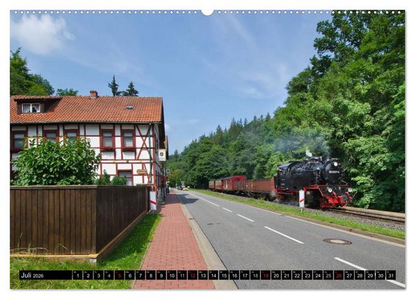 Produktbild: Schmalspurbahnen in Sachsen Anhalt (Wandkalender 2026 DIN A2 quer), CALVENDO Monatskalender