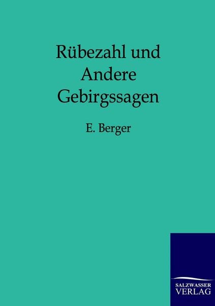 Produktbild: R&uuml;bezahl und Andere Gebirgssagen