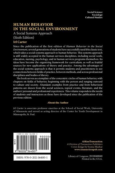 Produktbild: Human Behavior in the Social Environment