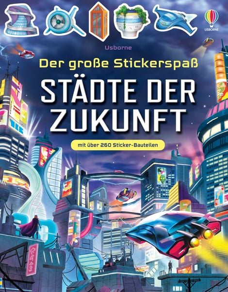 Der große Stickerspaß: Städte der Zukunft