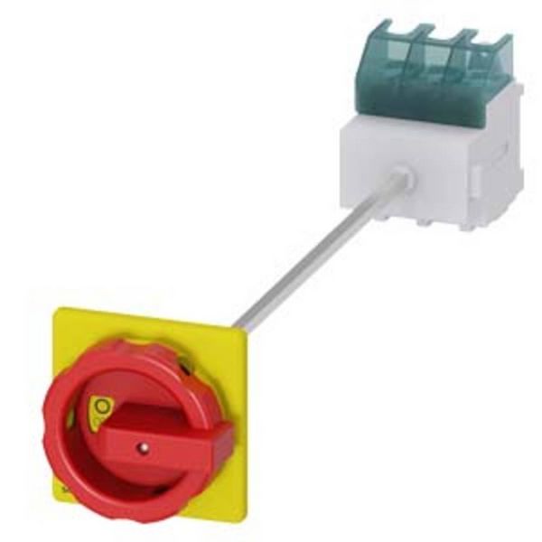 Siemens Lasttrennschalter Rot, Gelb 3polig 35mm² 63A 690 V/AC 3LD25140TK53