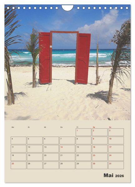 Produktbild: Mexiko Yucat&aacute;n Terminplaner (Wandkalender 2026 DIN A4 hoch), CALVENDO Monatskalender