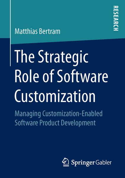 Produktbild: The Strategic Role of Software Customization