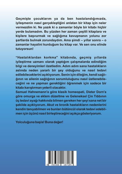 Produktbild: Hastalıklardan korkma &ndash; Bu kitap:"Keine Angst vor Krankheiten" kitabının T&uuml;rk&ccedil;e cevirisidir