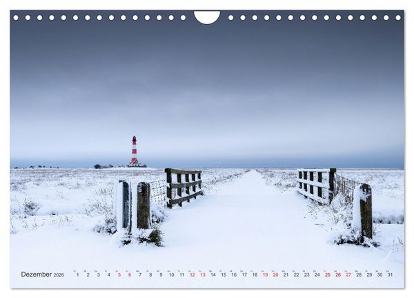 Produktbild: Nordseeurlaub in St. Peter-Ording (Wandkalender 2026 DIN A4 quer), CALVENDO Monatskalender