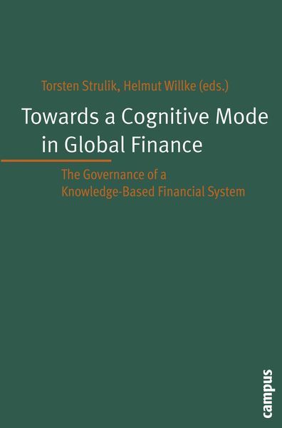 Produktbild: Towards a Cognitive Mode in Global Finance