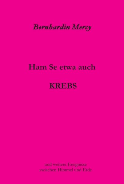 Produktbild: Ham Se etwa auch KREBS