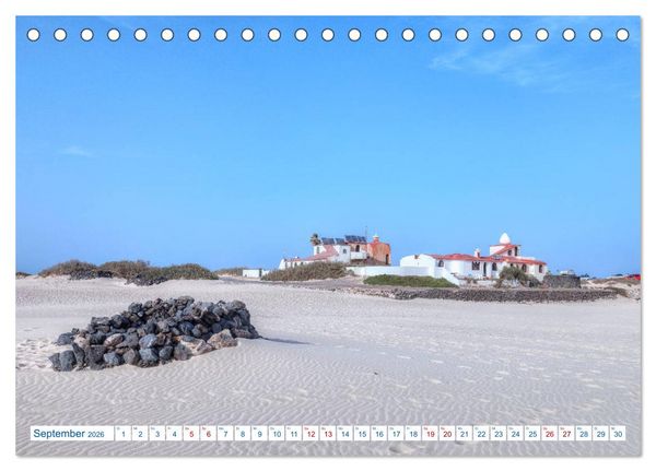 Produktbild: Fuerteventura, die ungez&auml;hmte Kanareninsel (Tischkalender 2026 DIN A5 quer), CALVENDO Monatskalender