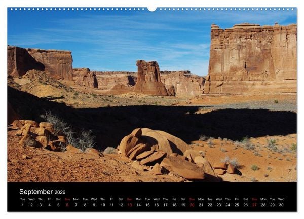 Produktbild: Spectacular Utah / UK-Version (High Quality Premium Wall Calendar 2026 DIN A2 landscape),CALVENDO 12 Month Wall Calendar