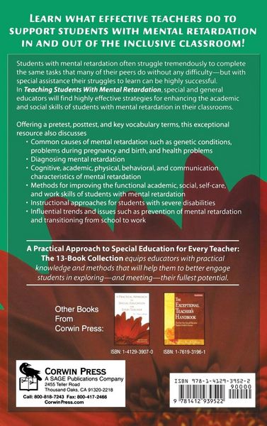 Produktbild: Teaching Students With Mental Retardation