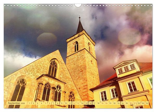 Produktbild: ERFURT obercool (Wandkalender 2026 DIN A3 quer), CALVENDO Monatskalender