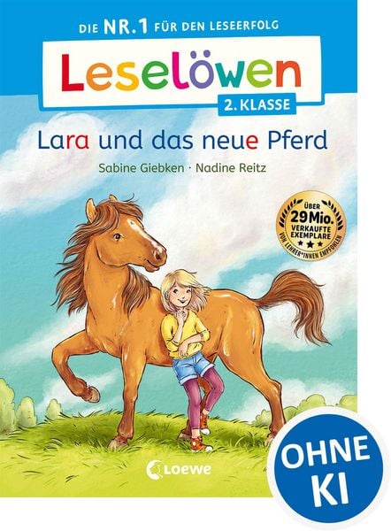 Produktbild: Lesel&ouml;wen 2. Klasse - Lara und das neue Pferd