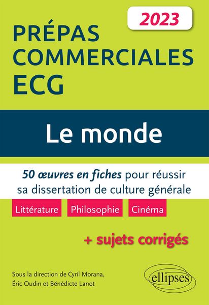 Produktbild: Le monde. 50 oeuvres en fiches pour r&eacute;ussir sa dissertation de culture g&eacute;n&eacute;rale