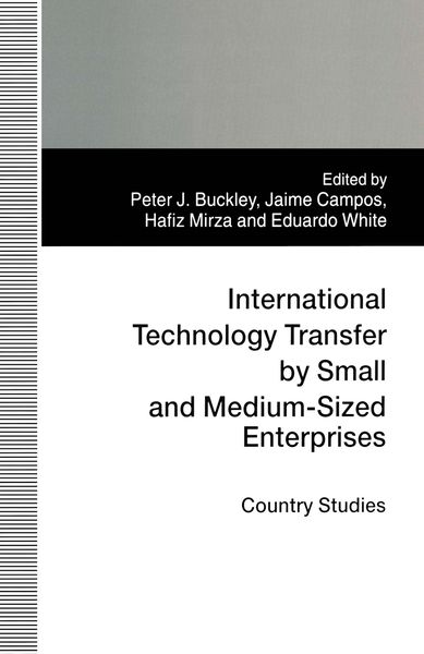 Produktbild: International Technology Transfer by Small and Medium-Sized Enterprises