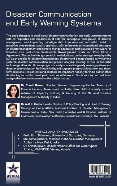 Produktbild: Disaster Communication and Early Warning Systems