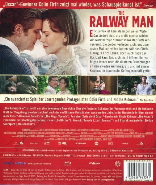 Produktbild: The Railway Man - Die Liebe seines Lebens
