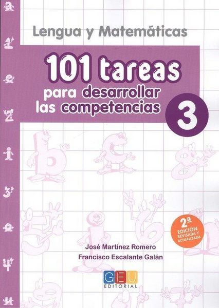 Produktbild: 101 tareas para desarrollar las competencias 3, lengua y matem&aacute;ticas