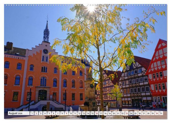 Produktbild: Hofgeismar - Dornr&ouml;schenstadt und Fachwerkh&auml;user (Wandkalender 2026 DIN A2 quer), CALVENDO Monatskalender