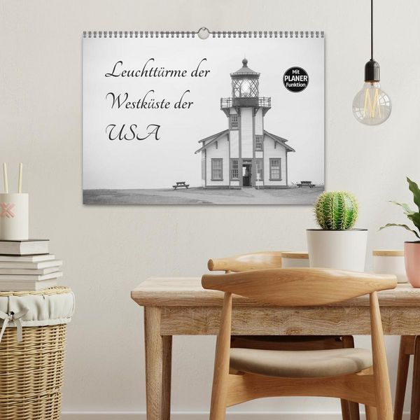 Produktbild: Leuchtt&uuml;rme der Westk&uuml;ste der USA (Wandkalender 2026 DIN A3 quer), CALVENDO Monatskalender
