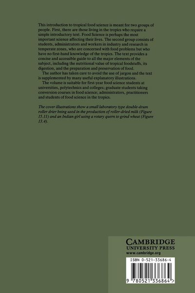Produktbild: An Introduction to Tropical Food Science